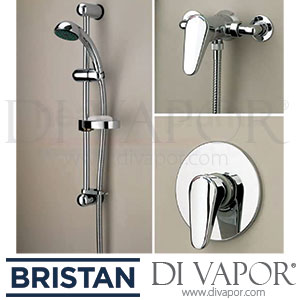 Bristan Jute Manual Shower Valve with Adjustable Riser Spare Parts - BR DV 214